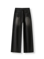 Retro High-Waist Straight Baggy Jeans