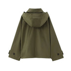 Oversized Hooded Utility Jacket