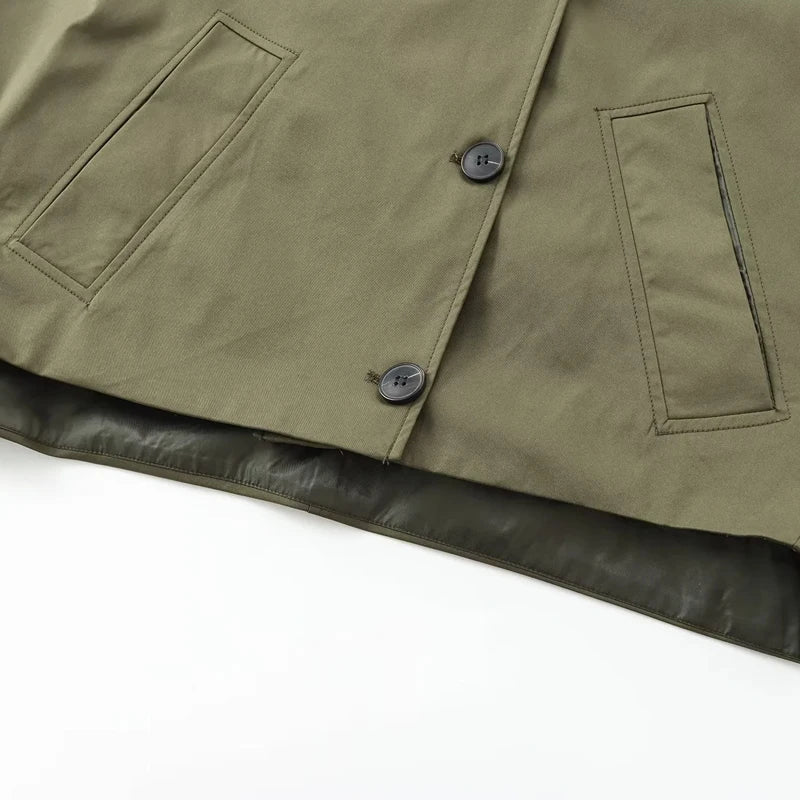 Oversized Hooded Utility Jacket