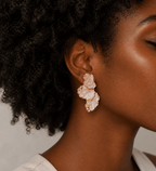 Rose Petal Studs - ÉCLAT MARBELLA